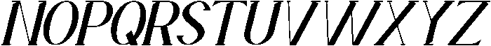 Lephoria Italic otf (400) Font UPPERCASE