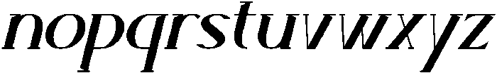 Lephoria Italic otf (400) Font LOWERCASE