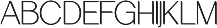 Lepston Light otf (300) Font UPPERCASE