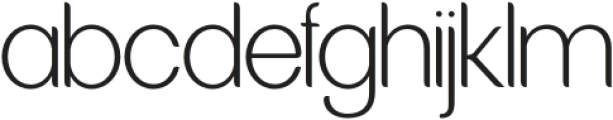 Lepston Light otf (300) Font LOWERCASE