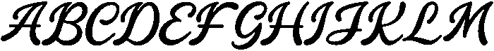Lerafina Rumored otf (400) Font UPPERCASE