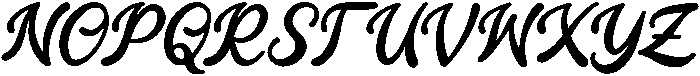 Lerafina Rumored otf (400) Font UPPERCASE