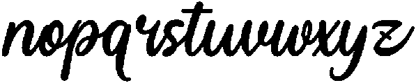 Lerafina Rumored otf (400) Font LOWERCASE