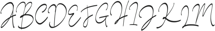 Lerased Signature Regular otf (400) Font UPPERCASE