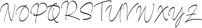 Lerased Signature Regular otf (400) Font UPPERCASE