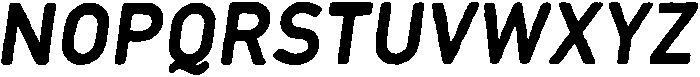 Lersan Bold Italic otf (700) Font UPPERCASE