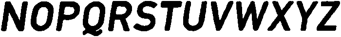 Lersan Bold Italic otf (700) Font LOWERCASE