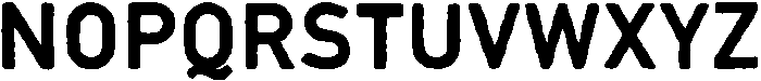 Lersan Bold otf (700) Font LOWERCASE