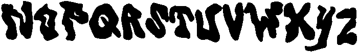 Les Fleurs Regular otf (400) Font UPPERCASE