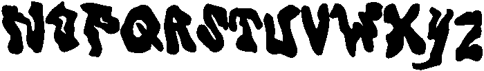 Les Fleurs Regular otf (400) Font LOWERCASE