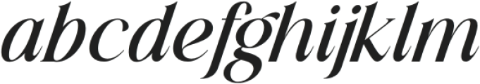 Lessa-Italic otf (400) Font LOWERCASE