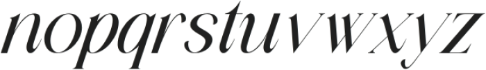 Lessa-LightItalic otf (300) Font LOWERCASE