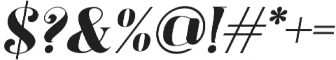 Lestly Decorative Italic otf (400) Font OTHER CHARS