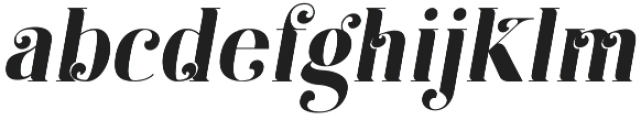 Lestly Decorative Italic otf (400) Font LOWERCASE