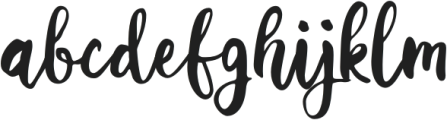 Let's Go Green otf (400) Font LOWERCASE