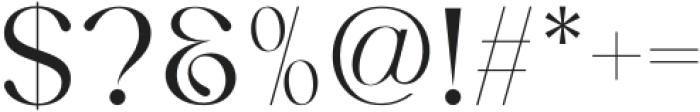 Letanger Regular otf (400) Font OTHER CHARS