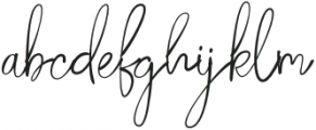 Lethbridge Regular otf (400) Font LOWERCASE