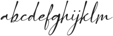 Lethilya Trivalle Italic otf (400) Font LOWERCASE