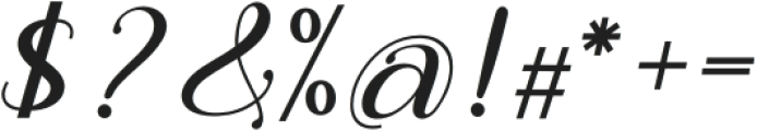 Leting italic semi bold Regular otf (600) Font OTHER CHARS