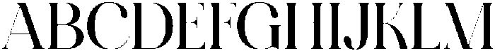 Letmedril Regular otf (400) Font UPPERCASE