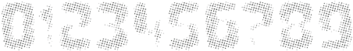 Letraflex Bold Dots otf (700) Font OTHER CHARS