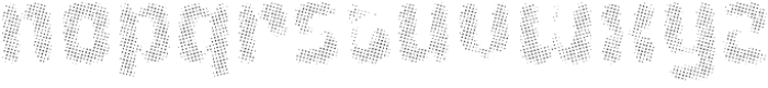 Letraflex Bold Dots otf (700) Font LOWERCASE