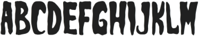 Lets Go Ghouls Regular otf (400) Font UPPERCASE