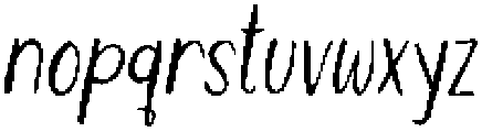 Lets Stay Home Alt 1 Regular otf (400) Font LOWERCASE