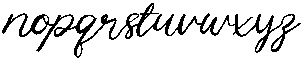 Lets Stay Home Script otf (400) Font LOWERCASE
