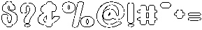 Letter Alphabet Regular otf (400) Font OTHER CHARS