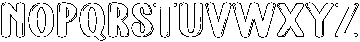 Letter Alphabet Regular otf (400) Font UPPERCASE