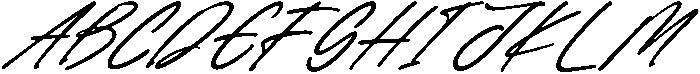 Letter Grace Italic otf (400) Font UPPERCASE