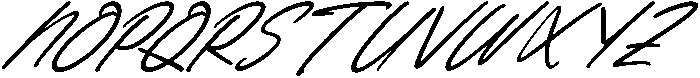 Letter Grace Italic otf (400) Font UPPERCASE