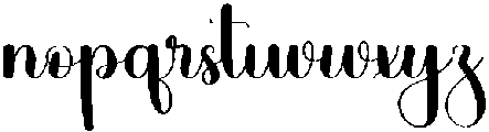 Letter Packing Regular otf (400) Font LOWERCASE