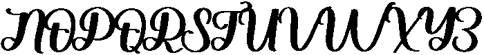 Letter Regular otf (400) Font UPPERCASE