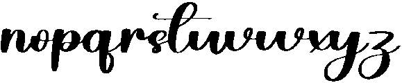 Letter Regular otf (400) Font LOWERCASE