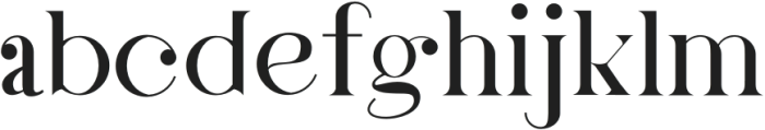 Letter Regular otf (400) Font LOWERCASE