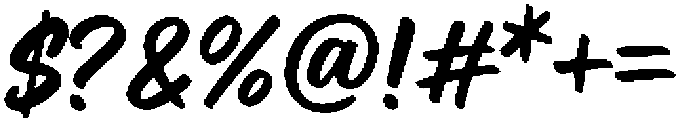 Letter Rumble otf (400) Font OTHER CHARS