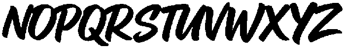 Letter Rumble otf (400) Font LOWERCASE