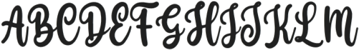 LetterCute-Regular otf (400) Font UPPERCASE