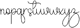 Lettering Regular otf (400) Font LOWERCASE