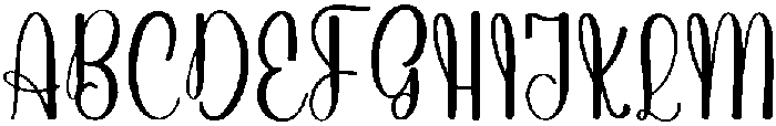 Lettering Regular otf (400) Font UPPERCASE