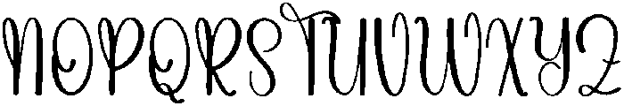 Lettering Regular otf (400) Font UPPERCASE