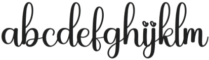 Lettering Regular otf (400) Font LOWERCASE