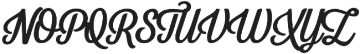 Letterpress Gothic otf (400) Font UPPERCASE