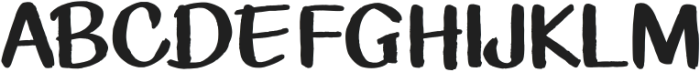 Letters Painted otf (400) Font UPPERCASE
