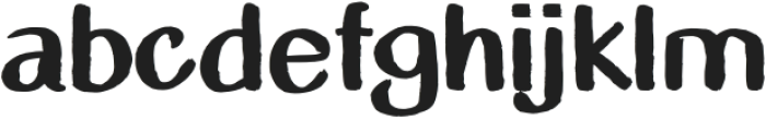 Letters Painted otf (400) Font LOWERCASE