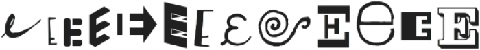 Letterset E Regular otf (400) Font LOWERCASE