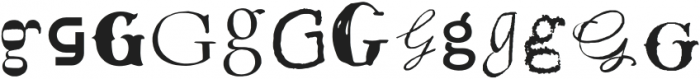 Letterset G Regular otf (400) Font LOWERCASE