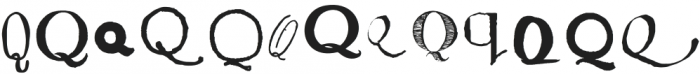 Letterset Q Regular otf (400) Font UPPERCASE